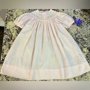 Petit Ami Light Pink Smocked Dress
